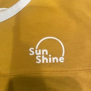 Yellow sunshine shirt